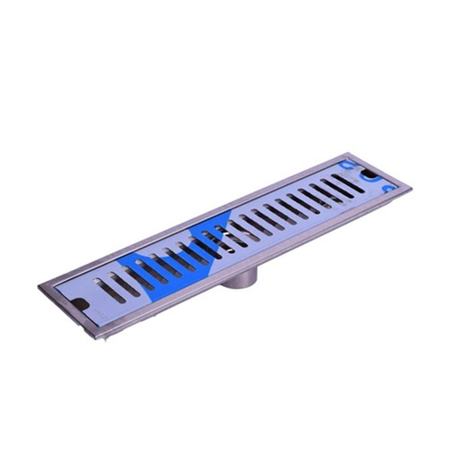 [17826] REJILLA SIFON PISO CORRIENTE ACERO INOXIDABLE  
10x40CM
 UDUKE (HT1588)