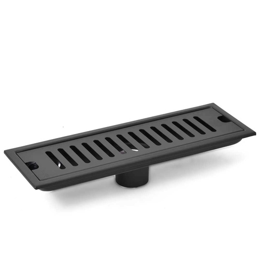 [17825] REJILLA SIFON PISO CORRIENTE ACERO INOXIDABLE  
NEGRA
10x30CM UDUKE (HT1587)
