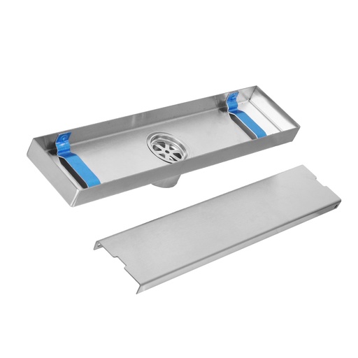[17834] REJILLA SIFON PISO INVISIBLE ACERO INOXIDABLE 
6.8x30CM UDUKE (HT1596)