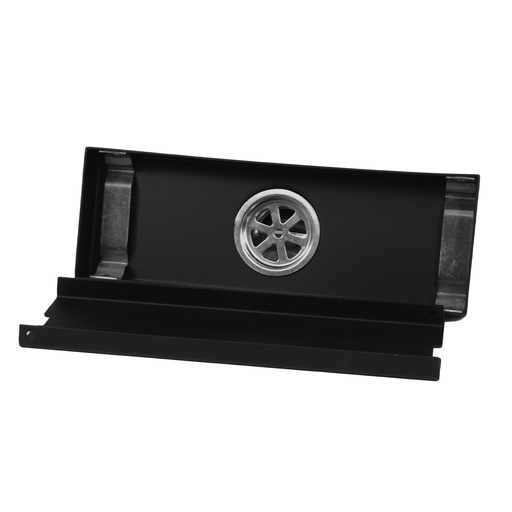 [17833] REJILLA SIFON PISO INVISIBLE ACERO INOXIDABLE 
NEGRA
6.8x20CM UDUKE (HT1595)