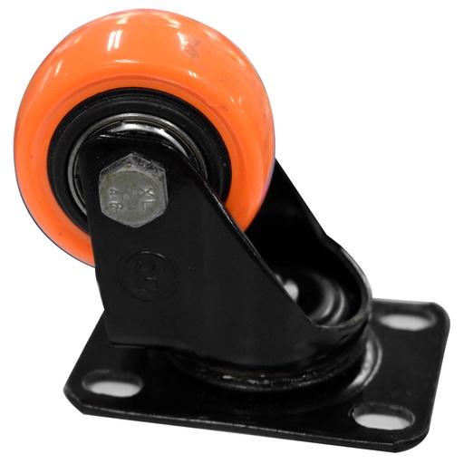 [7439] RODACHINES 1 1/2 PLANO NARANJA PESA GIRATORIO 40MM (INDIVIDUAL) (HT40190)