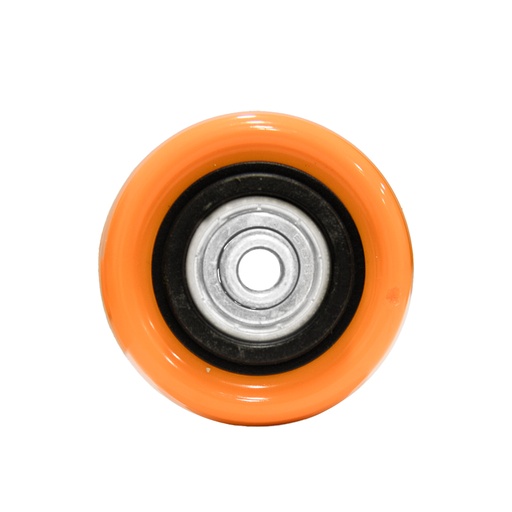 [10918] RUEDA INDIVIDUAL NARANJA 65MM 90KG (RODACHINES 2 1/2) (HT80027)