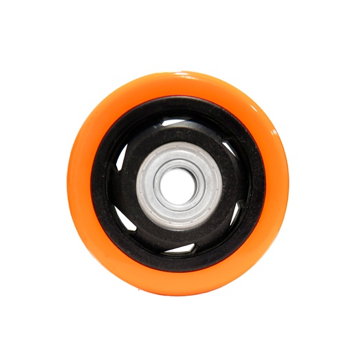 [10919] RUEDA INDIVIDUAL NARANJA 75MM 100KG (RODACHINES 3) (HT80028)