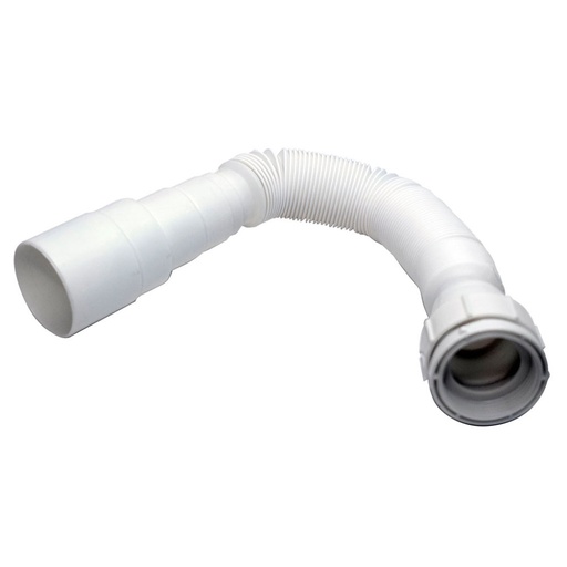 [13560] SIFON LAVAMANOS / LAVAPLATOS FLEXIBLE BLANCO UDUKE 1-1/2 X 1-1/4 (HT1189)