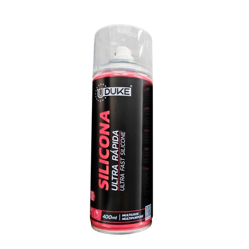 [7727] SILICONA EN AEROSOL UDUKE CON OLOR FRESA 400 ML (HT40238)