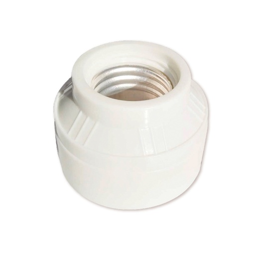 [20816] SOCKET BAQUELITA 2 PIEZAS BLANCO UDUKE (106)