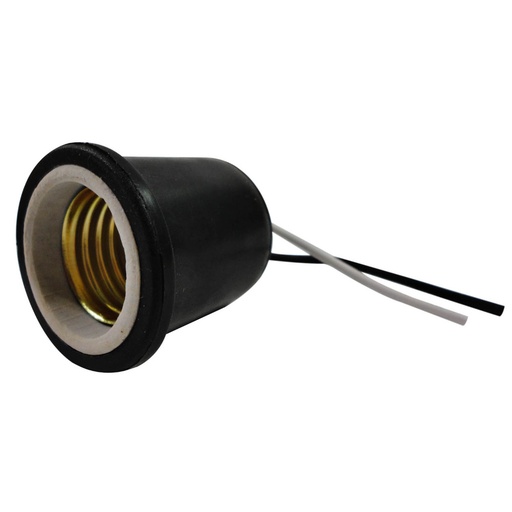 [5443] SOCKET CAUCHO INTEMPERIE FINO LOZA (JC502W) (RETIE-FL)(HT30517)