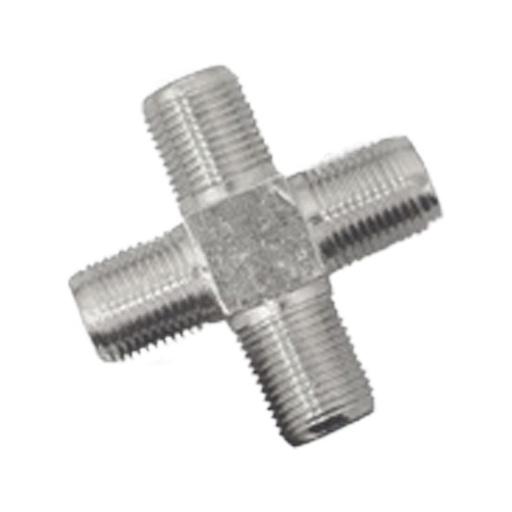 [772K] SPLITTER TV X 3 (CRUCETA COAXIAL SIN TERMINAL) PQT X 2 UDUKE