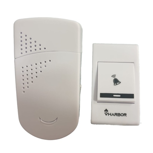 [8903] TIMBRE INALAMBRICO ENERGIA VHARBOR FRECUENCIA GENERAL (ALCANCE ENTRE 30 Y 150 MTRS)(HT60173)