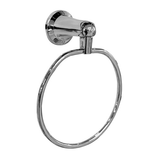 [12302K] TOALLERO ARGOLLA CROMADO EN BLISTER UDUKE (9117)