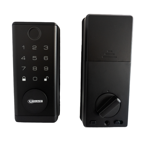 [21724] CERRADURA DIGITAL INTELIGENTE AUXILIAR APERTURA CON CLAVE, HUELLA, TARJETA Y APP TUYA BLUETOOTH UDUKE (HT3307)