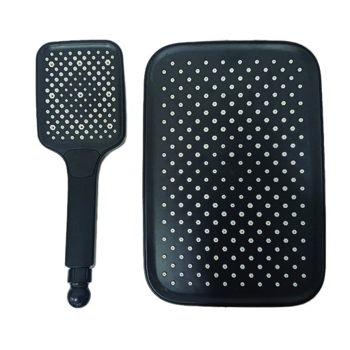 [21774] JUEGO DE DUCHA REDONDA + DUCHA TELEFONO CUADRADA 10" ABS UDUKE (HT3399)